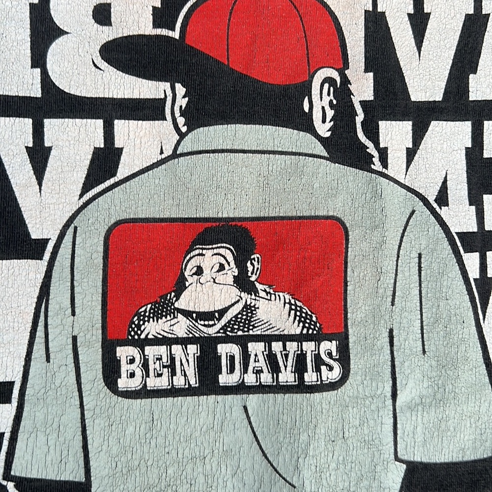 Ben Davis 1996 rare retro vintage classic graphic on both sides men’s t-shirt XL - Picture 4 of 12